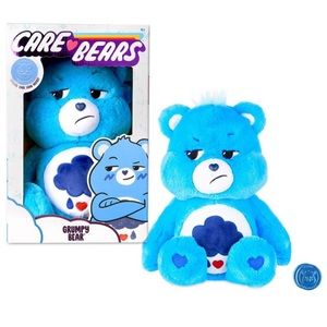 Care bear medium plush - grumpy bear blue